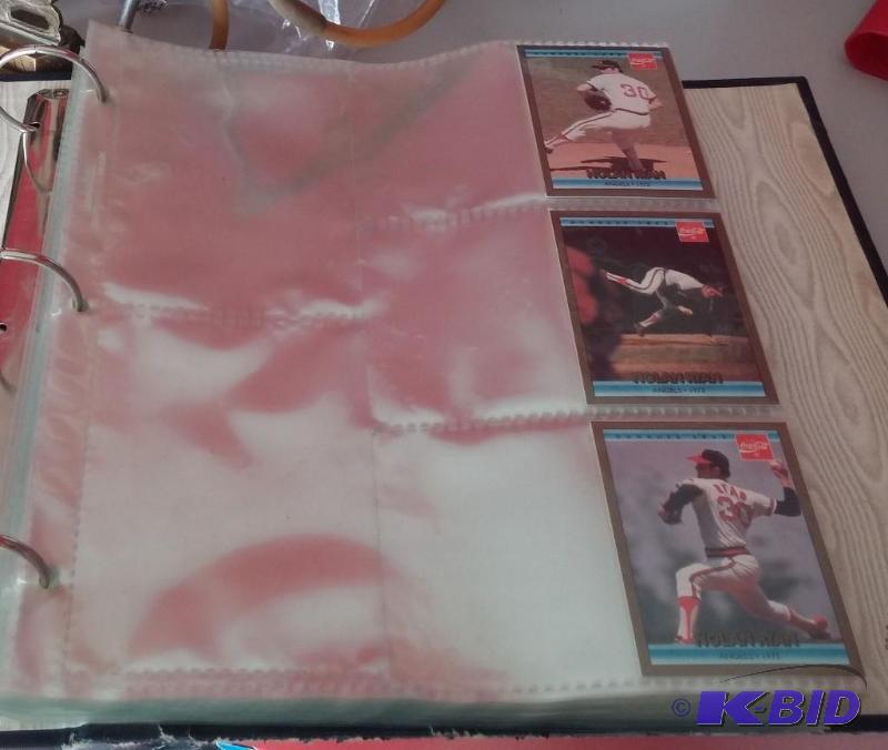 1992 Baseball Card with Nolan Ryan Coke Cards...