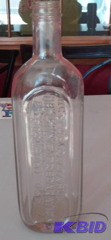 Antique Bottle &quotPrepared by Dr. Peter Fa...