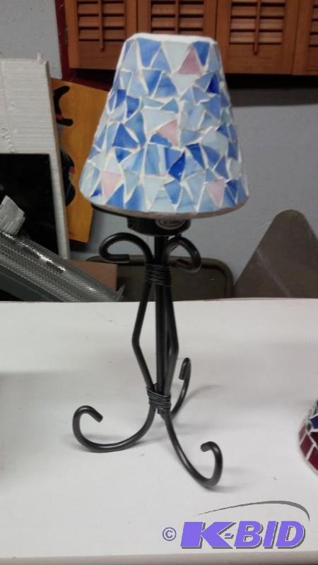 Set of 2 Mosaic Tile Tea Candle Holders. Grea...