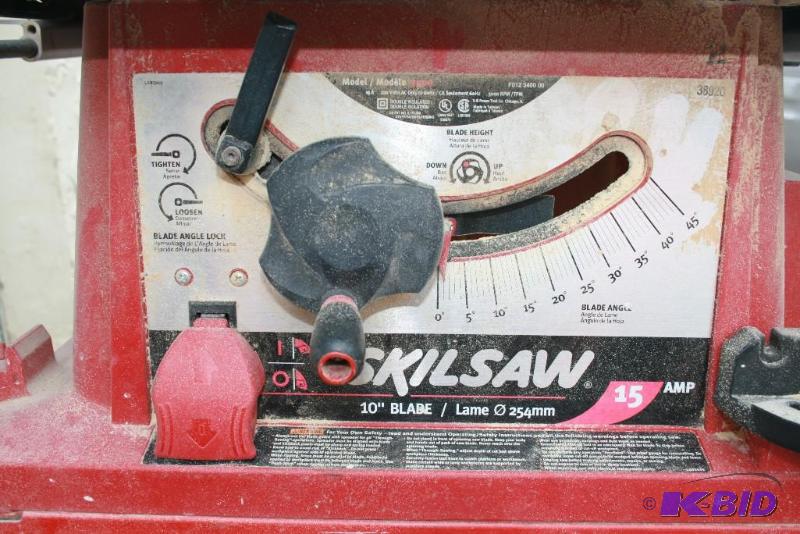 lot 19 image: Skilsaw 10 Table saw