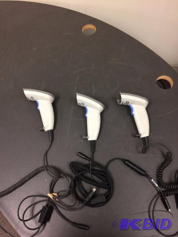 lot 15 image: Lot of (3) PSC QS2500 Barcode Scanners...