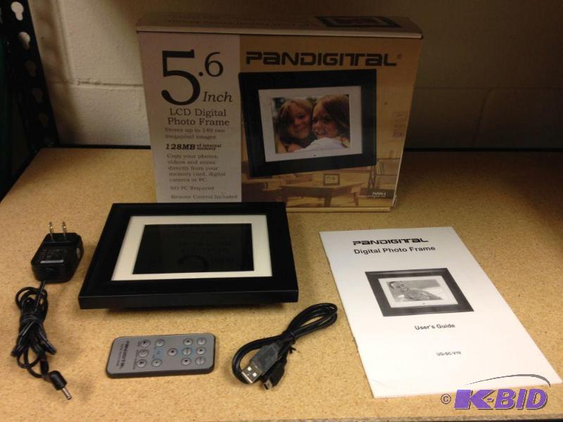 lot 31 image: 5.6" LCD DIgital Photo Frame 128MB Inte...