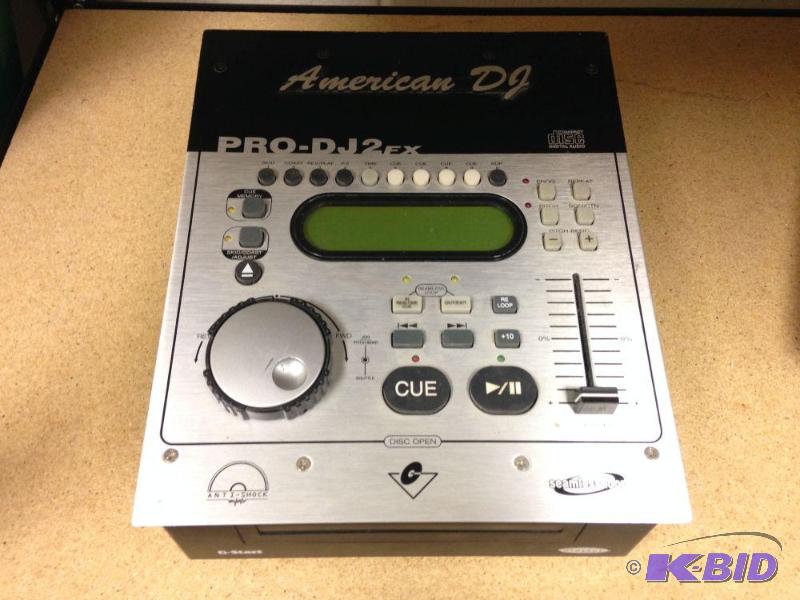 lot 40 image: American Audio DJ Pro CD Player Model PRO-DJ...
