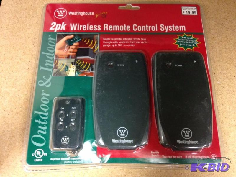 lot 41 image: NEW Westinghouse 2 Pack Wireless Remote Contr...