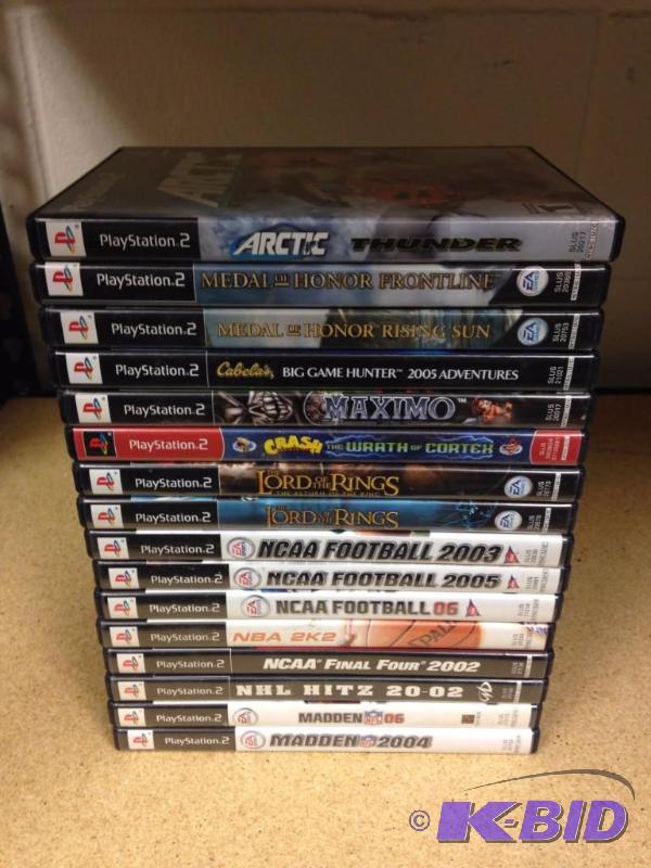 lot 43 image: Lot of (16) Sony PlayStation 2 Video Games A...