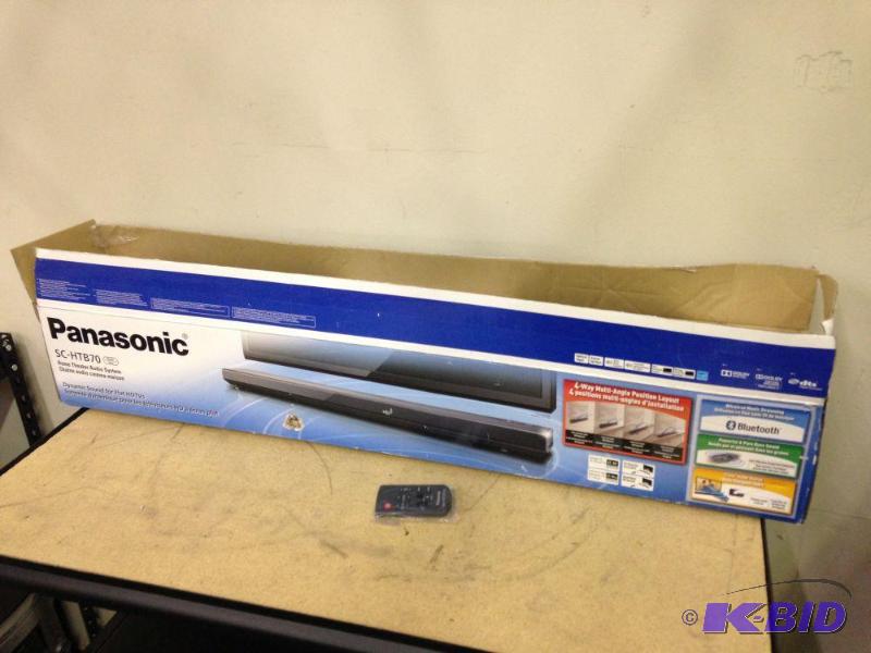 lot 52 image: Panasonic Sound Bar Home Theater System No S...