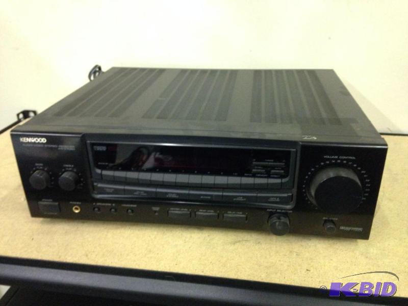 lot 54 image: Kenwood Audio Video Stereo Receiver Model KR...
