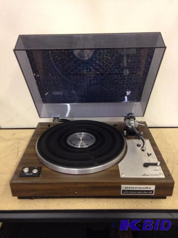 lot 64 image: Vintage Marantz Turntable Model 6100 Was te...