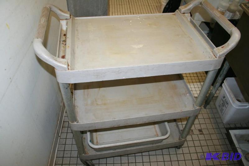 lot 27 image: Plastic Serving Cart