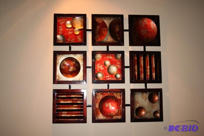 lot 41 image: Metal Wall Art