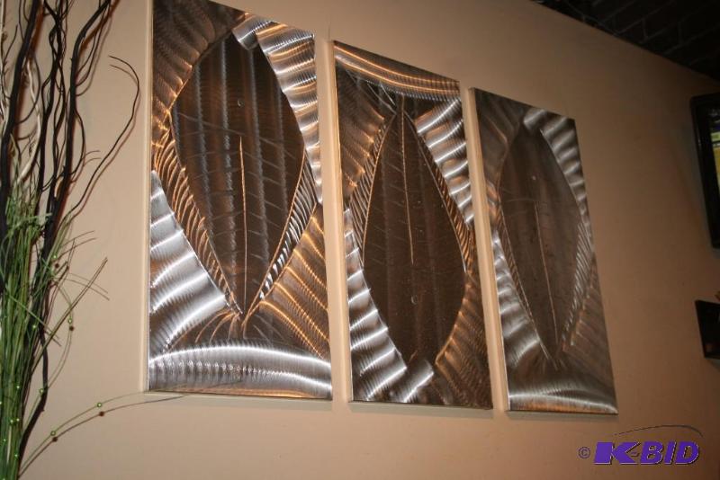 lot 42 image: Aluminum Wall Art