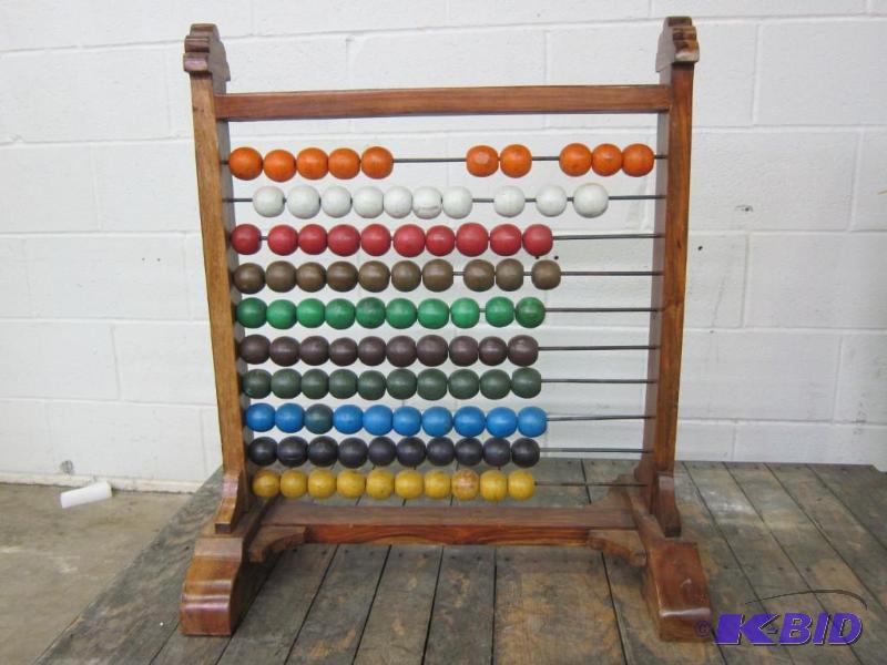 Wood and Metal Abacus
