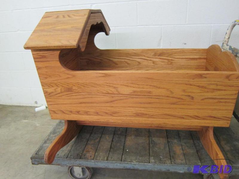 Solid Oak Cradle