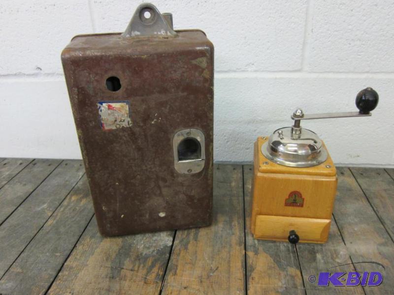 Antique Parking Meter and Pseudo Coffee Grinder