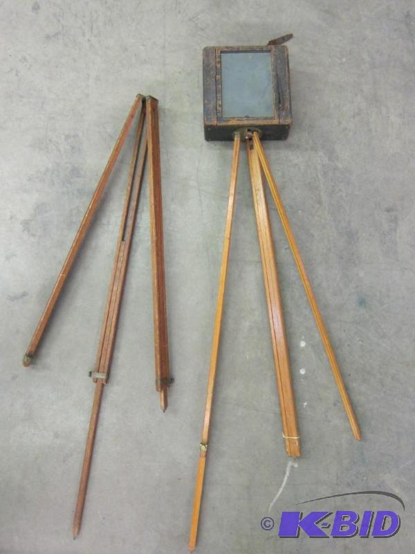 Vintage Camera with Tripod