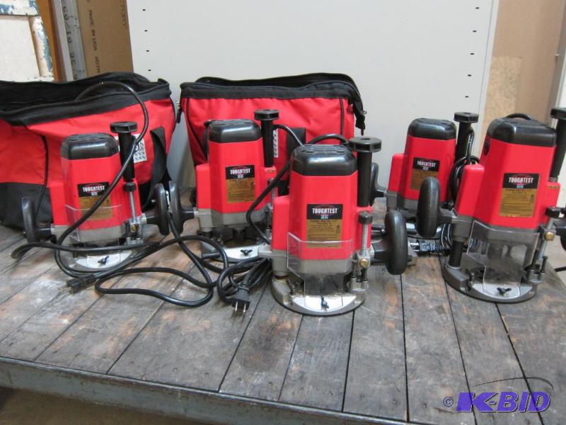 5 Plunge Routers (For Parts)