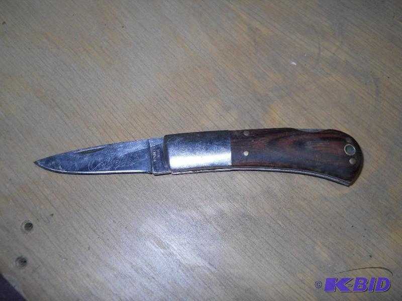 lot 14 image: Cabelas Danner 6 Pocketknife. Stainless Steel.