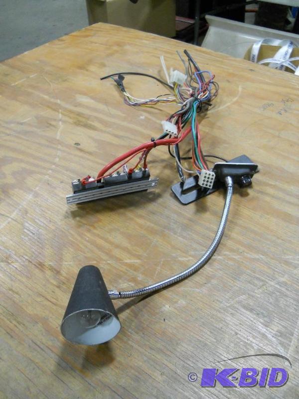 lot 9 image: Police Car Dash Light and Cables.