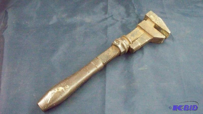 lot 34 image: 15 inch monkey wrench...