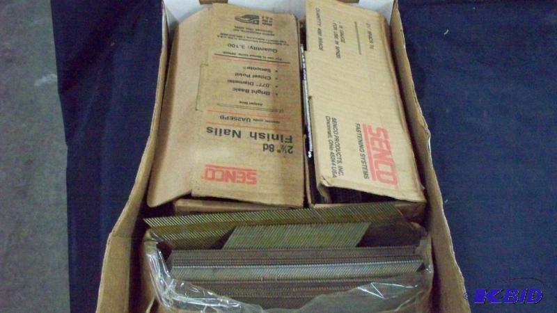 lot 38 image: Lot of Brad nails and finishing nails...
