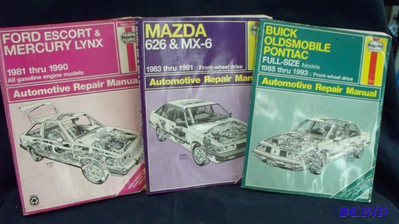 lot 46 image: Repair manuals...