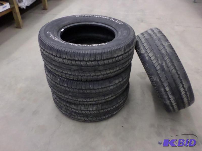 (4) Goodyear Wrangler SR-A P2756518 Tires, ...