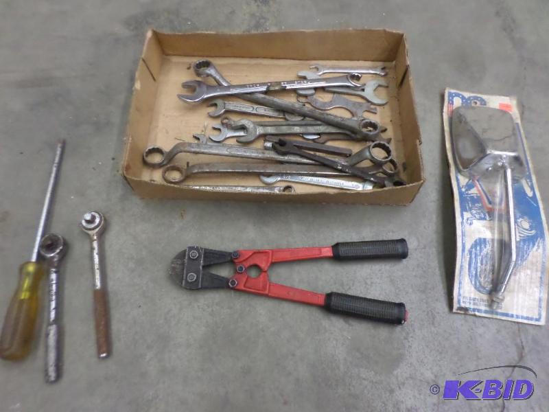Box Of Misc Wrenches, Hand Tools, BMW Motorcy...