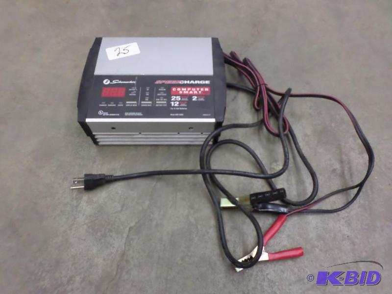Schumacher 2-12-25 Amp Battery Charger...
