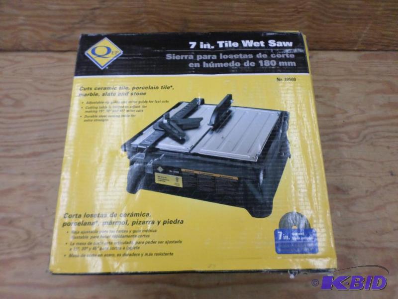 Qep 7&quot Tile Wet Saw, Works...