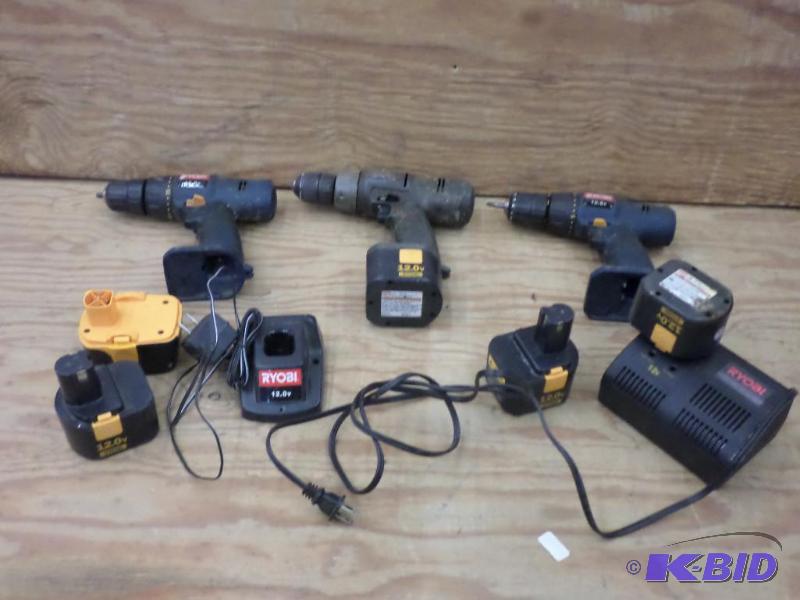 Ryobi 12Volt Cordless Tool Set...