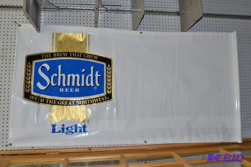 lot 3 image: Schmidt Beer Light banner