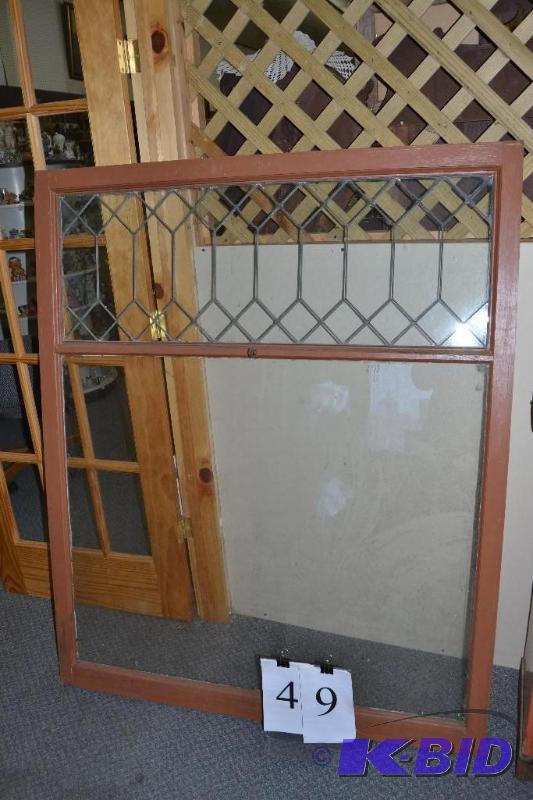 lot 49 image: vintage window