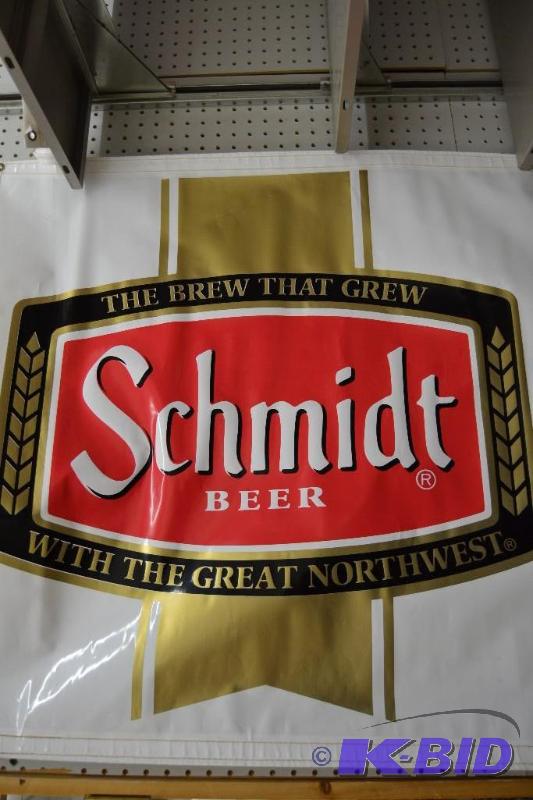 lot 6 image: Schmidt Beer Light banner
