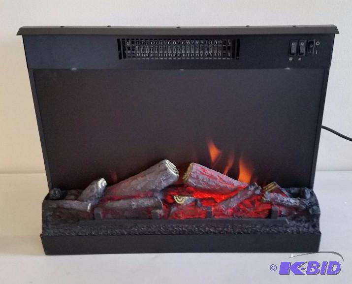 lot 4 image: Muskoka Masonry 24 in. Electric Fireplace Insert.  New in Box.  Tested Works