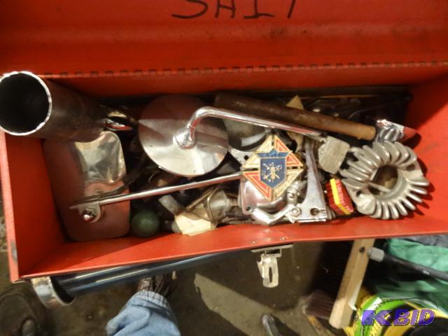 lot 106 image: Misc Motorcycle Parts...