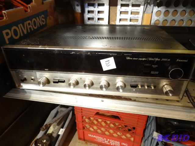 lot 133 image: Sansul Stereo Tuner Ampilfier. Solid State 20...