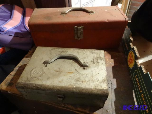 lot 145 image: 2 Metal Tool Boxes...