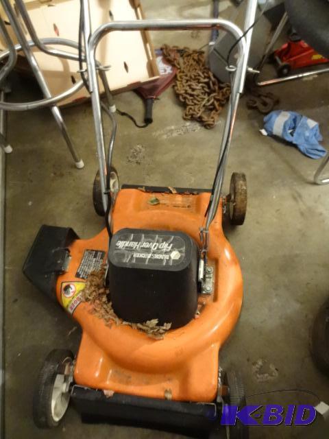 lot 164 image: Black and Decker Electric Lawn Mower...