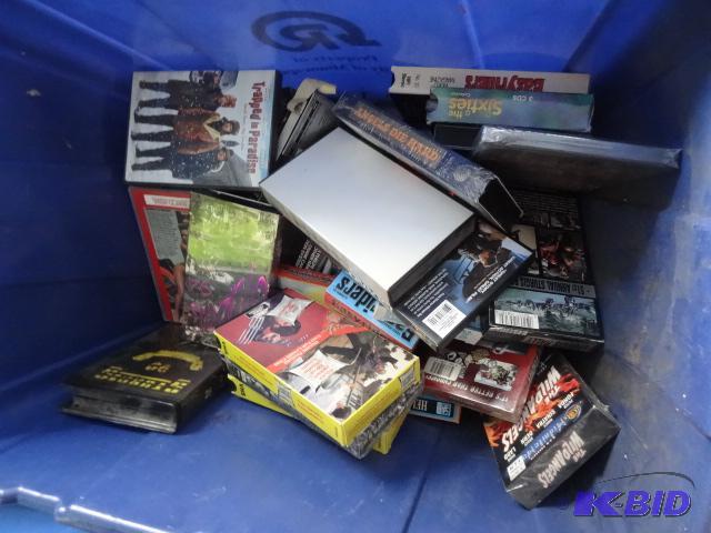 lot 176 image: Mix VHS Tapes. CDs and DVDs Mostly Biker Re...