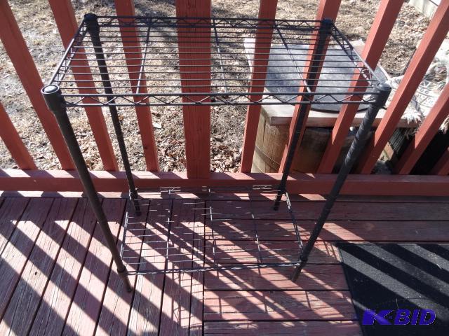 lot 201 image: Metal Wire Shelf 23 X 13 X 30...