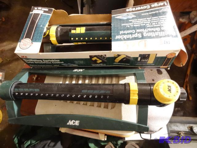 lot 203 image: 2 Oscillating Lawn Sprinklers...