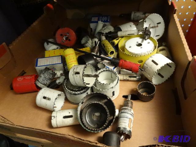lot 223 image: Box Full of Hole Saws...