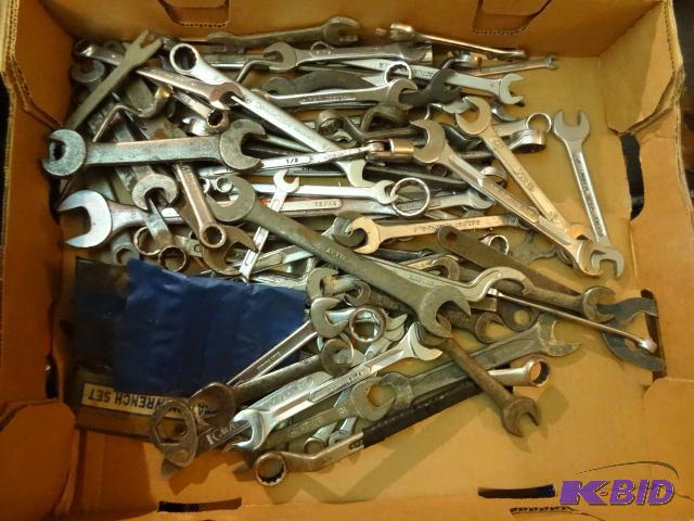 lot 229 image: Box of Misc Wrenches...