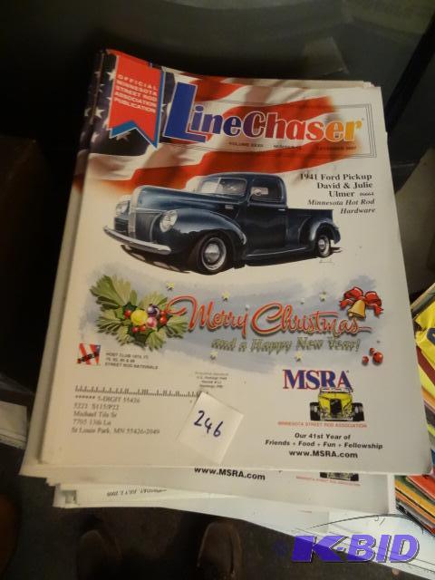 lot 246 image: Line Chaser Magazines...