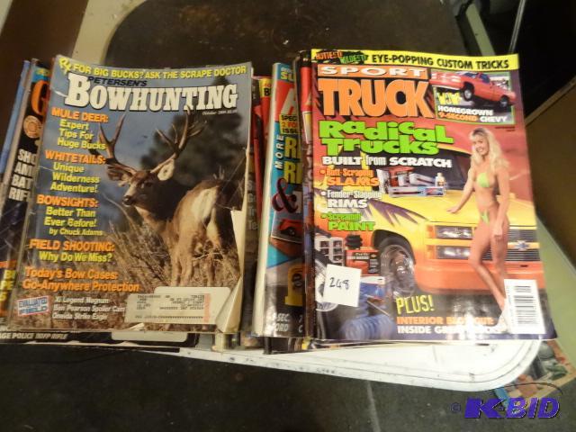 lot 248 image: Hunting and Muscle CarTruck Magazines...