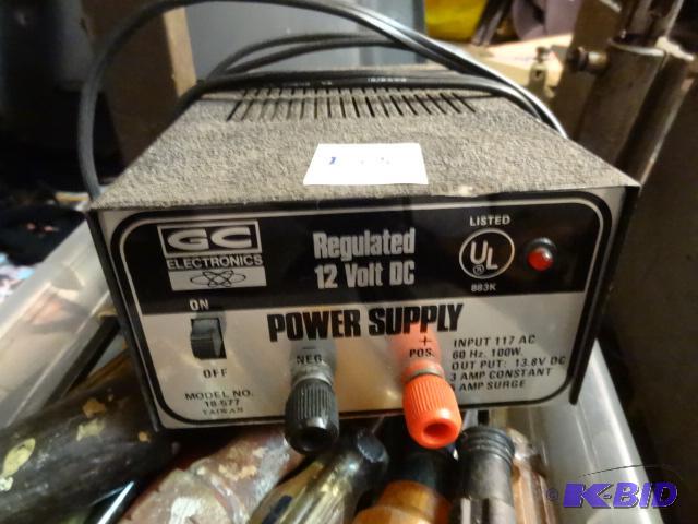 lot 253 image: Regulated 12 Volt DC Power Supply...