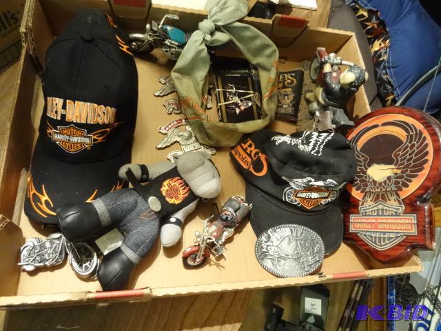 lot 256 image: Misc Harley Collectibles...