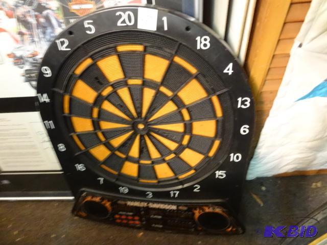lot 258 image: Harley Davidson Dart Board...