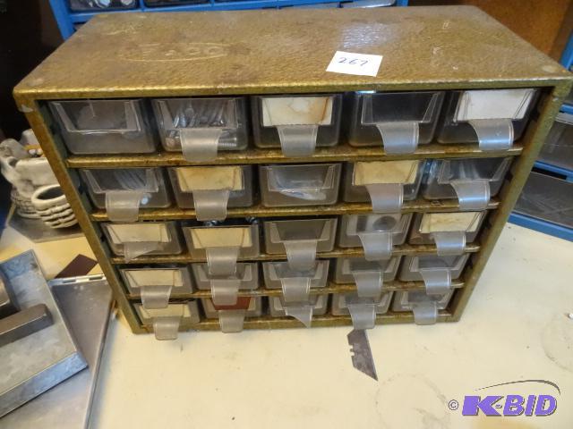 lot 267 image: 25 Drawer Hardware Cabinet...