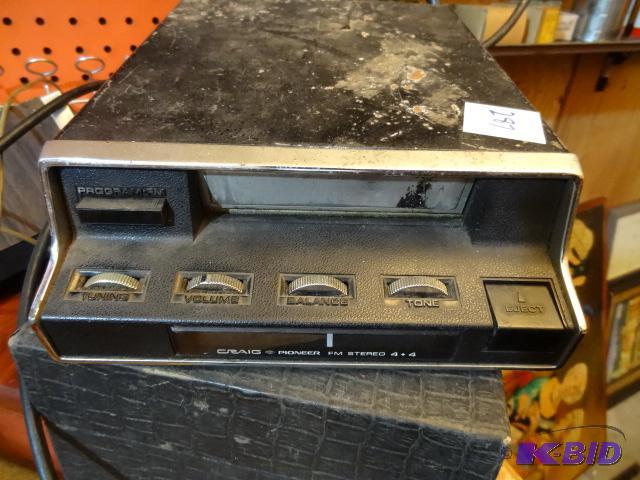 lot 287 image: Craig Pioneer FM Stereo and 8 Track Player...
